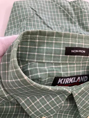 KIRKLAND Signature/カークランドシグネチャー/シャツ/ブラウス/トップス/グリーン/M