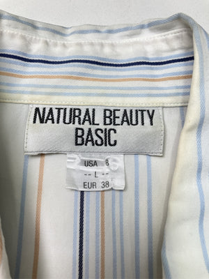 NATURAL BEAUTY BASIC/ナチュラルビューティーベーシック/シャツ/ブラウス/トップス/ホワイト/L