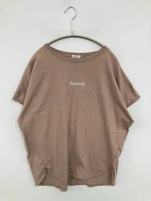 oeillet/Tシャツ/カットソー/トップス/ブラウン/M