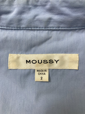 MOUSSY/マウジー/シャツワンピース/ワンピース/ドレス/ブルー/2