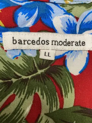 barcedos moderate/シャツ/ブラウス/トップス/レッド/LL