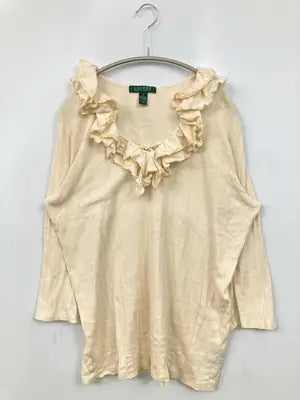 LAUREN RALPH LAUREN/Tシャツ/カットソー/トップス/アイボリー/1X
