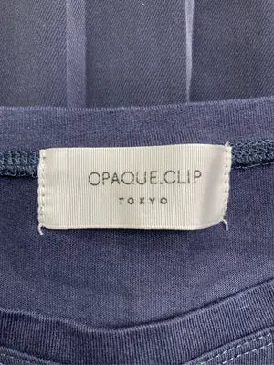 OPAQUE.CLIP/オペークドットクリップ/Tシャツ/カットソー/トップス/ネイビー/L