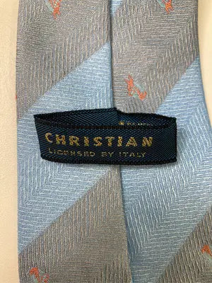CHRISTIAN/ネクタイ/ファッション雑貨/ブルー