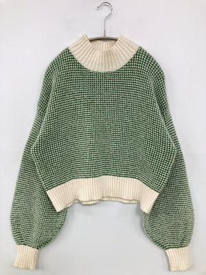 Ray Cassin/レイカズン/ニット/セーター/トップス/グリーン/F