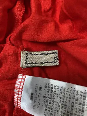 Tシャツ/カットソー/トップス/レッド/02