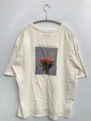 Discoat/ディスコート/Tシャツ/カットソー/トップス/ホワイト/L