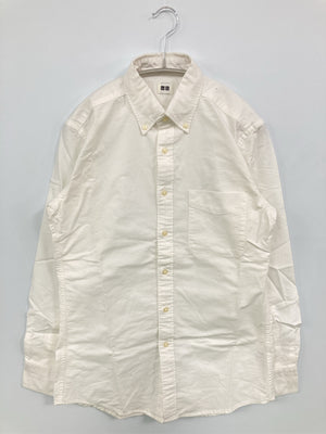 UNIQLO/ユニクロ/ビジネスシャツ/トップス/ホワイト/S
