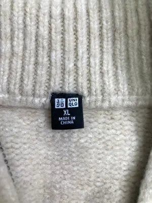 UNIQLO/ユニクロ/ニット/セーター/トップス/ベージュ/XL