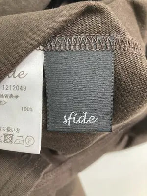 sfide/Tシャツ/カットソー/トップス/ブラウン