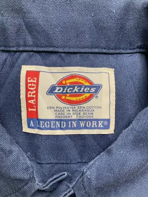 Dickies/ディッキーズ/シャツ/ブラウス/トップス/ネイビー/LARGE