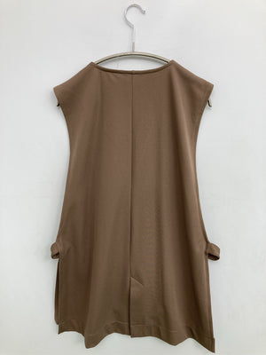 Lutique/ルティーク/ノースリーブ/トップス/ブラウン/L