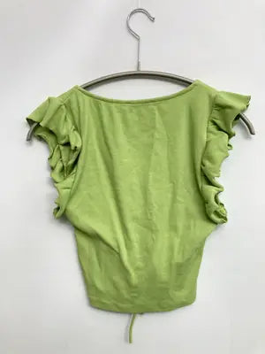 ZARA/ザラ/Tシャツ/カットソー/トップス/ライトグリーン/EUR M
