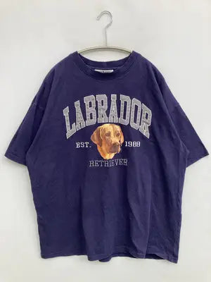 labradoretriver/Tシャツ/カットソー/トップス/ネイビー/L