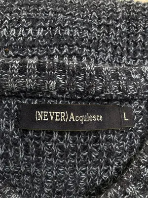 (NEVER) Acquiesce/ニット/セーター/トップス/ブルー/L