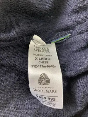 MARKS & SPENCER/ニット/セーター/トップス/ネイビー/XL