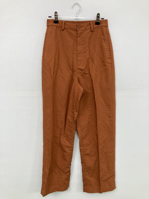 UNIQLO/ユニクロ/スラックス/パンツ/ブラウン/S   ウエスト60-66cm   ヒップ85-91cm