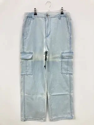 reebox/デニムパンツ/パンツ/スカイブルー/M
