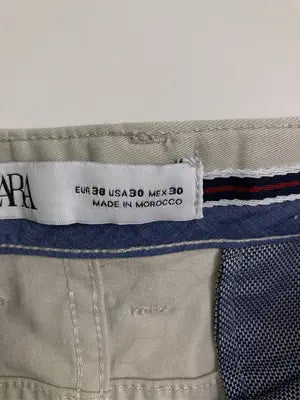 ZARA/ザラ/チノパンツ/パンツ/アイボリー/EUR 38