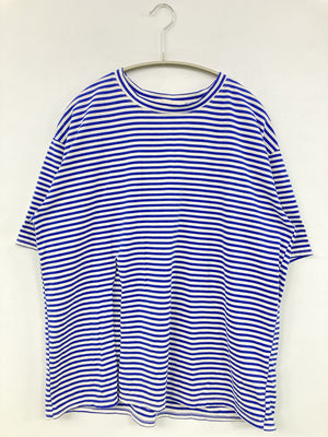 me+em select/ミームセレクト/Tシャツ/カットソー/トップス/ブルー/F