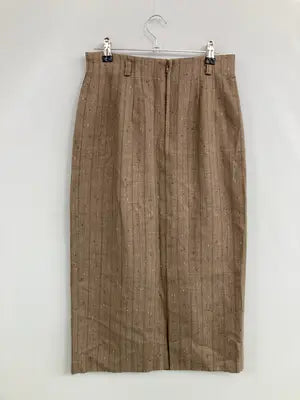 WOOL BLEND MARK/スカート/スカート/ブラウン/67-91