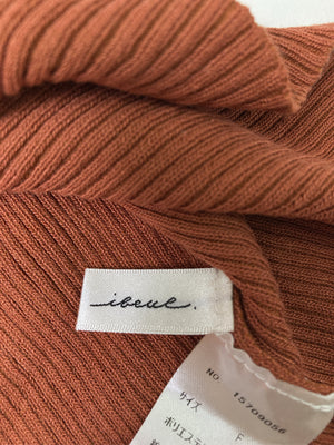 タンクトップ/トップス/ブラウン/F