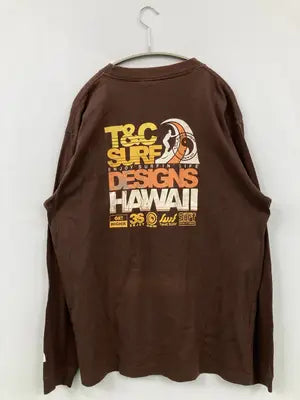 T&C SURF DESIGNS/ティーアンドシーサーフデザインズ/Tシャツ/カットソー/トップス/ブラウン/XL