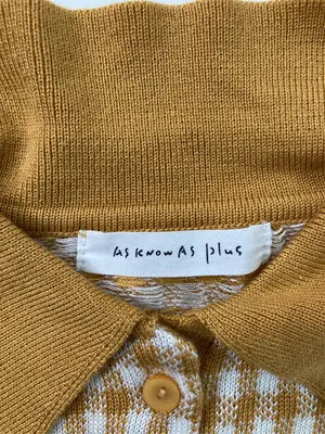 As know as plus/アズノゥアズプラス/ニット/セーター/トップス/オレンジ/F