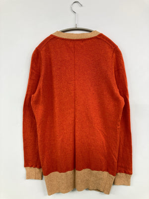 Letter/レター/カーディガン/ボレロ/トップス/オレンジ/L