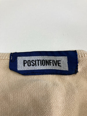POSITIONFIVE/Tシャツ/カットソー/トップス/ベージュ