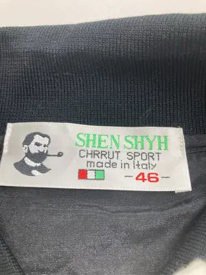 SHEN SHYH/ポロシャツ/トップス/ブラック/46