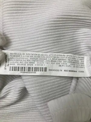 ZARA/ザラ/Tシャツ/カットソー/トップス/ホワイト/USA M