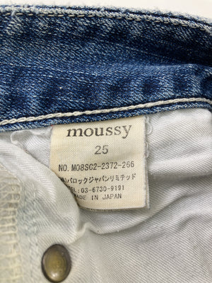 MOUSSY VINTAGE/デニムパンツ/パンツ/ブルー/25