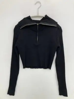 MOUSSY/マウジー/ニット/セーター/トップス/ブラック