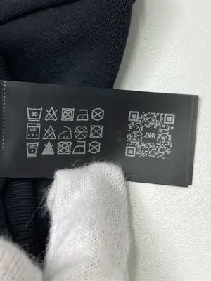 ZARA/ザラ/ポロシャツ/トップス/ブラック/USA M