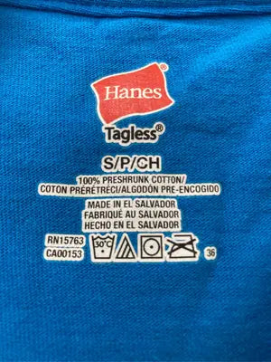 Hanes/ヘインズ/Tシャツ/カットソー/トップス/ブルー/S