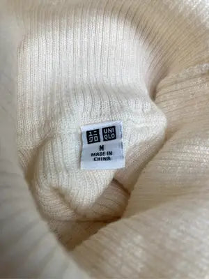 UNIQLO/ユニクロ/ニット/セーター/トップス/アイボリー/M