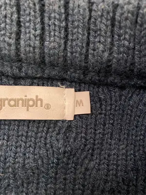 graniph/グラニフ/ニット/セーター/トップス/ネイビー/M