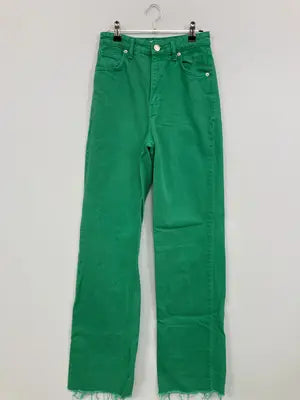 ZARA/ザラ/デニムパンツ/パンツ/グリーン/EUR 34