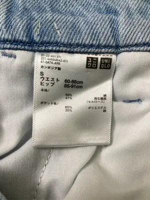 UNIQLO/ユニクロ/チノパンツ/パンツ/スカイブルー/S  ウエスト60-66cm   ヒップ85-91cm
