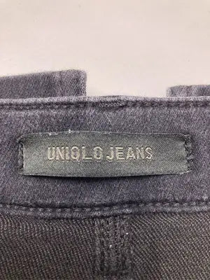UNIQLO JEANS/ユニクロジーンズ/デニムスカート/スカート/ブラック/ウエスト58cm   ヒップ85cm