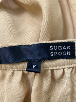 SUGAR SPOON/シュガースプーン/シャツワンピース/ワンピース/ドレス/ベージュ/F