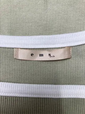 ems/エムズエキサイト/Tシャツ/カットソー/トップス/ライトグリーン/F