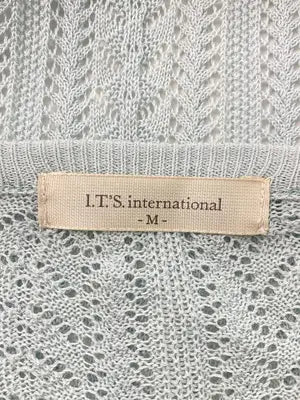 I.T.S.international/アイティーエスインターナショナル/カーディガン/ボレロ/トップス/スカイブルー/M