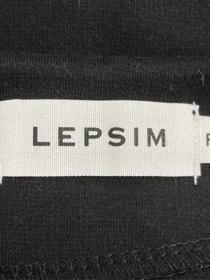 LEPSIM/レプシィム/Tシャツ/カットソー/トップス/ブラック/F