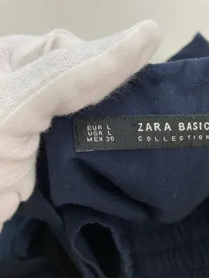 ZARA BASIC/ザラベーシック/その他パンツ/パンツ/ネイビー/L