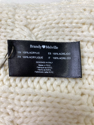 BRANDY MELVILLE/ブランディーメルビル/マフラー/ファッション雑貨/ホワイト