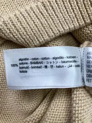 ZARA/ザラ/ニット/セーター/トップス/ベージュ/USA L