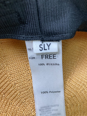 SLY/スライ/ハンチング/ベレー帽/帽子/イエロー/FREE