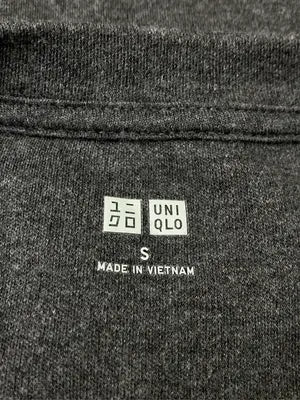 UNIQLO/ユニクロ/Tシャツ/カットソー/トップス/グレー/S